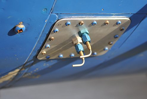 Air sample tubes at NLR Cessna Citation