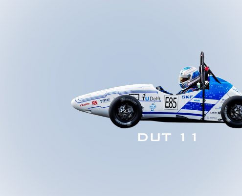 Delft University of Technology students strike with electric racing car