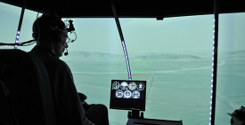 Peripheral horizon for small helicopters
