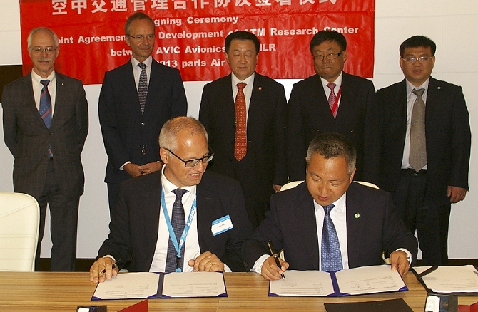 Signing of the AVIC-NLR ATM contract