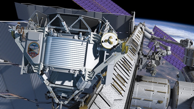 The Alpha Magnetic Spectrometer on the ISS