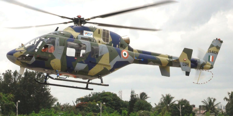First flight Light Utility Helicopter (LUH) India