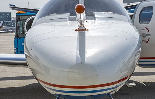 NLR Cessna Citation research aircraft - detail nose boom