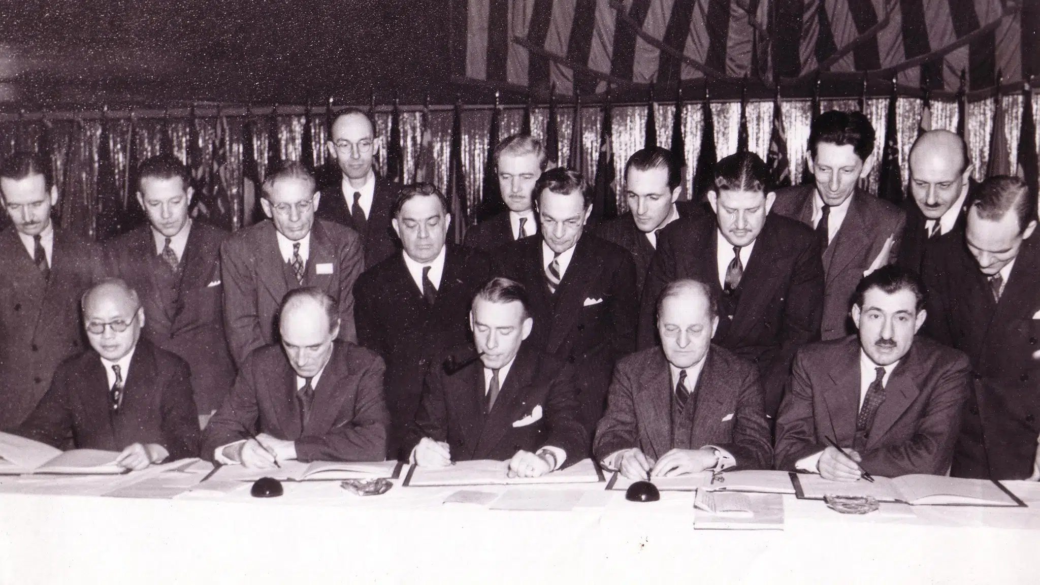 Signing of the agreement establishing the ICAO