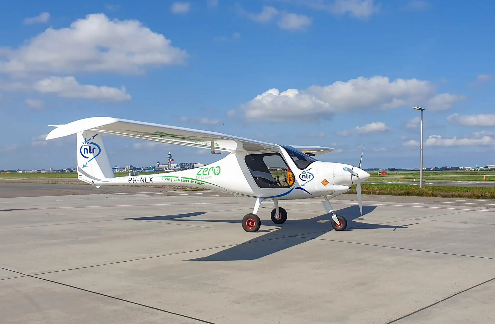 NLR Pipistrel at Amsterdam Schiphol Airport