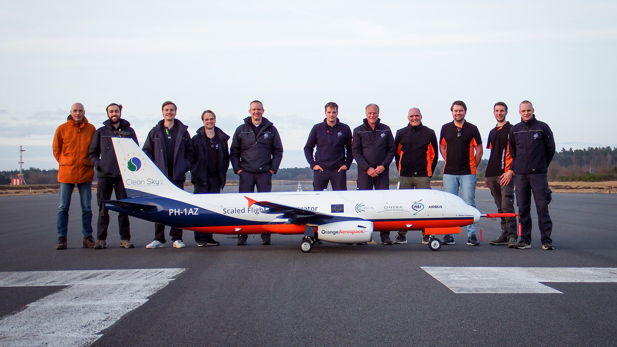 The NLR SCALAIR and Orange Aircraft teams