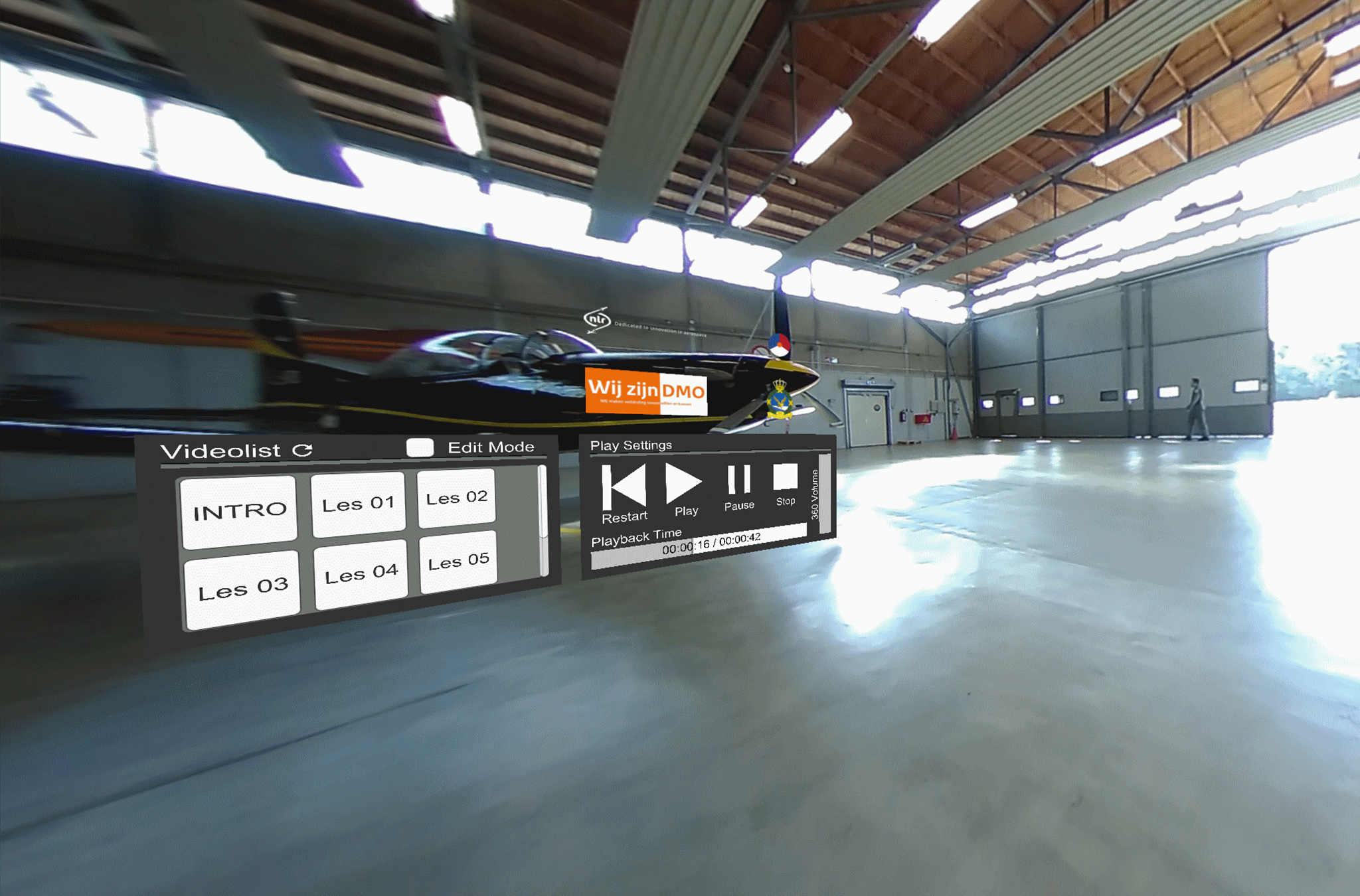 Virtual Reality training made easy for both trainee and instructor.