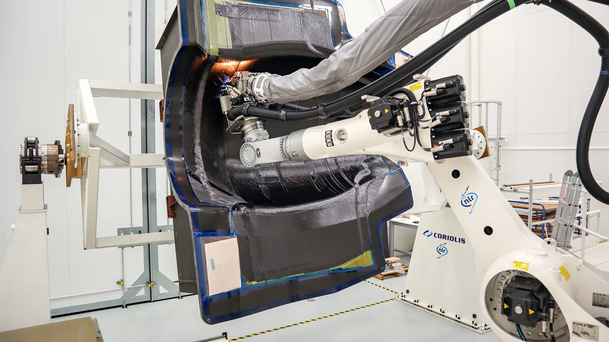 3D scanner KUKA robot at NLR Marknesse