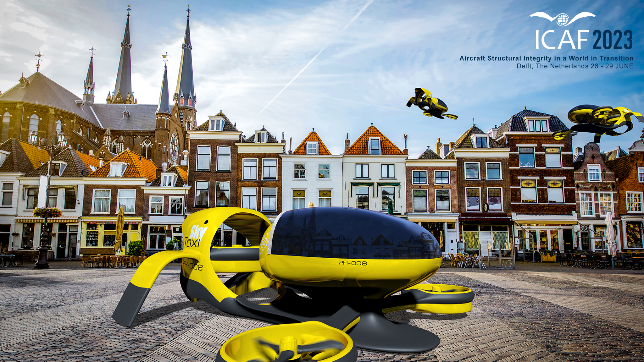 Artist Impression of a UAM air taxi