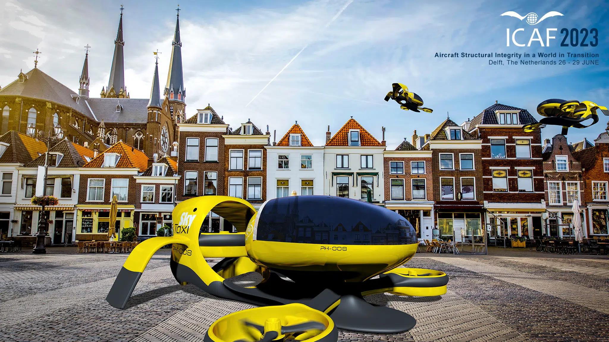 Artist Impression of a UAM air taxi