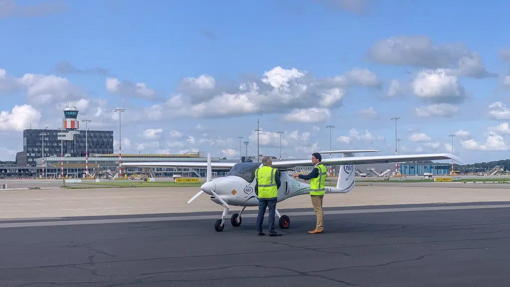 NLR Pipistrel at Rotterdam The Hague Airport