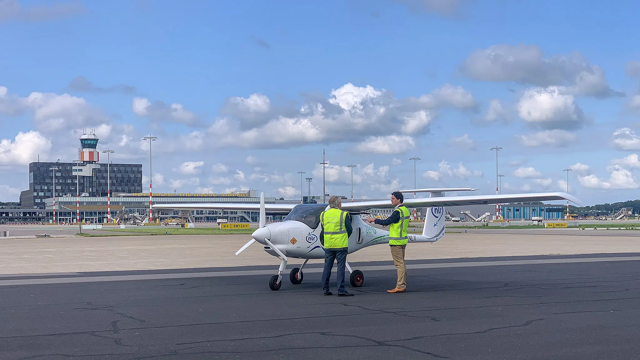 NLR Pipistrel at Rotterdam The Hague Airport