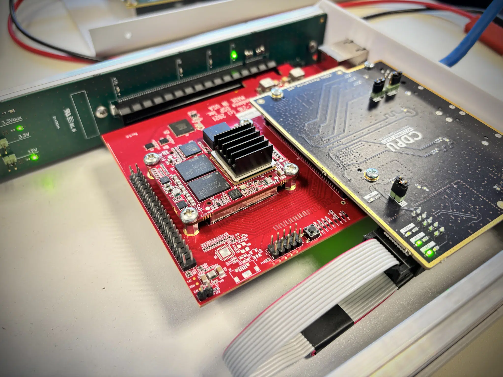 Advanced control over the cargo and data processing on board