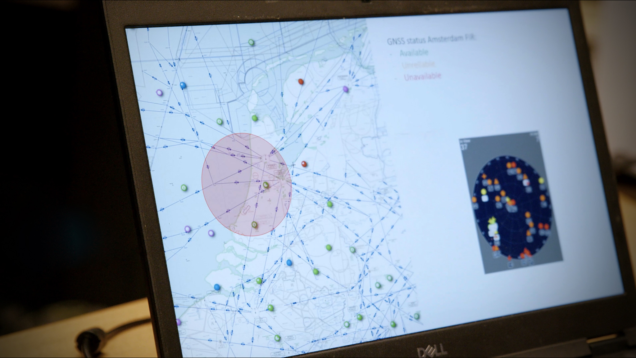Aviation resilience to GNSS frequency jamming and cyber threats.