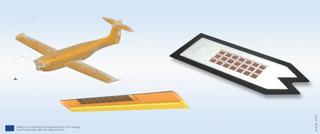 Integration of antennas into the wing of a drone Integration of antennas into the wing of a drone - Integrated Steerable Antenna for Beyond Line-of-sight L-band data Exchange (ISABELLE)