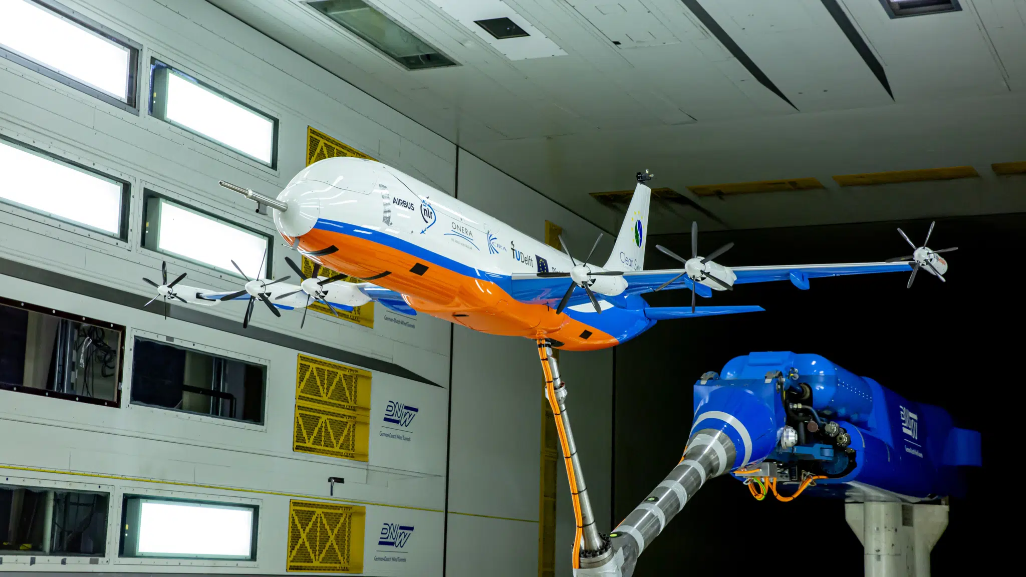 Wind tunnel test DEP-SFD in the LLF wind tunnel of DNW