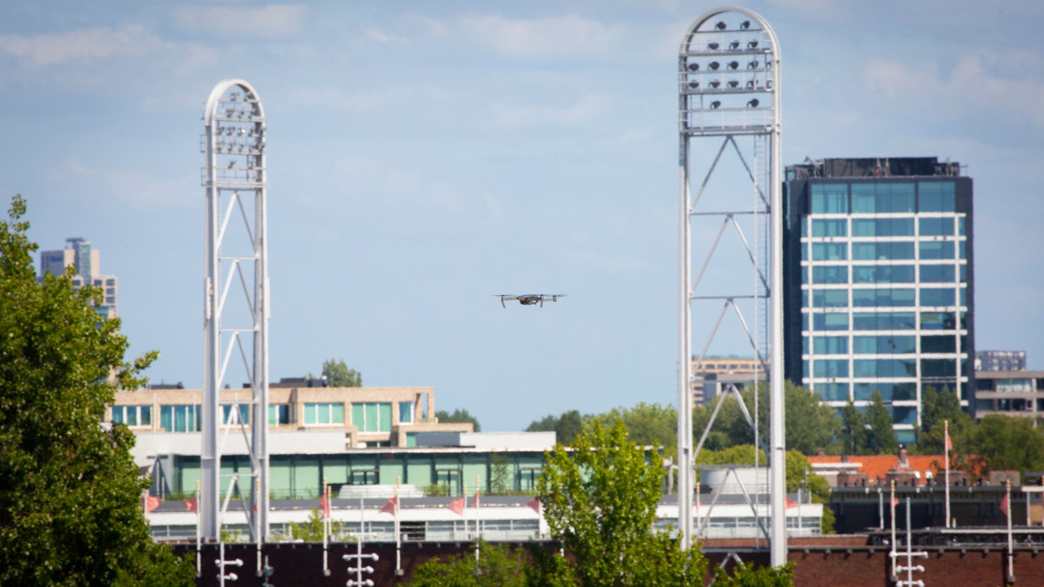 Uitzonderlijke proef met drone nabij Schiphol
